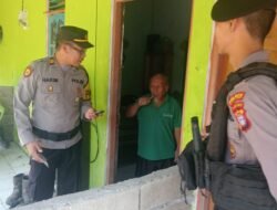 *Respons Cepat Call Center 110, Personel Polres Bartim Tindaklanjuti Aduan Warga Soal Plang Nomor Rumah*