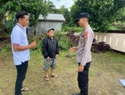 Cegah Penambangan Ilegal, Personel Polsek Dushil Gencar Imbau Masyarakat Warga Masyarakat