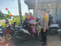 PERSONIL POLSEK PULAU PETAK LAKSANAKAN PATROLI DIALOGIS KE DESA-DESA WILAYAH KECAMATAN PULAU PETAK