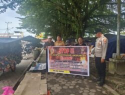 Wujudkan Gumas Bebas Asap, Personel Polsek Kurun Edukasi Warga Larangan Bakar Lahan