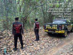 **Waspada Karhutla, Tim Patroli Presisi Sisir Lahan Pekarangan Warga yang Rawan Kebakaran**