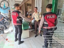 **Pantau Aktivitas Kantor Pegadaian, Tim Patroli Presisi Gelar Dialog Interaktif Bersama Warga dan Petugas Keamanan**