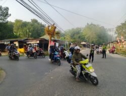 *Strong Point Satlantas Polres Bartim di Simpang 45, Wujud Nyata Pelayanan Pagi untuk Keselamatan Masyarakat*
