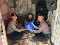 *Polsek Benua Lima Tebarkan Kepedulian Lewat Program “1 Hari 1 Kebaikan”, Bantu Warga Kurang Mampu di Kelurahan Taniran*