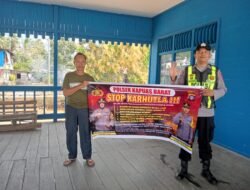 Cegah Karhutla, Polsek Kapuas Barat Gelar Patroli dan Sosialisasi Larangan Membakar Lahan di Kelurahan Mandomai