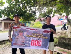 Personel Polsek Rungan Pastikan Warga Mudah Akses Bantuan Polisi Melalui Call Center 110