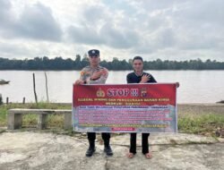 Personel Polsek Dushil Gencar Sampaikan Terkait Larangan Penambangan Tanpa Izin Dengan Warga Masyarakat