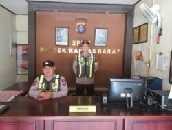 Tingkatkan Kewaspadaan dan Pelayanan Publik, Polsek Kapuas Barat Gelar Siaga Jaga Mako