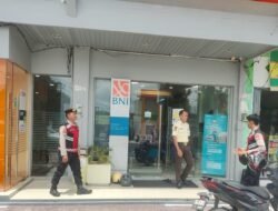 Persempit Peluang Kejahatan terhadap Nasabah, Sat Samapta Polres Sukamara Pantau Bank BNI