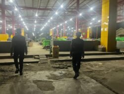 Pasar Saik Jadi Sasaran Patroli Malam, Sat Samapta Cegah Premanisme dan Pencurian