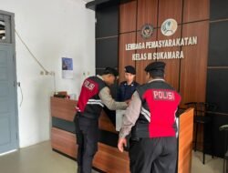 Jaga Objek Vital Tetap Kondusif, Sat Samapta Sambangi Lapas Kelas III Sukamara