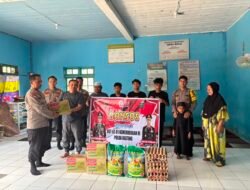 *Polres Bartim Salurkan 50 Paket Bansos dan 100 Bendera Merah Putih, Semarakkan HUT Ke-81 Kemerdekaan RI*