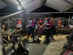 Sat Samapta Pantau Pelabuhan Speed Boat Malam Hari, Jaga Dermaga dan Armada Tetap Aman