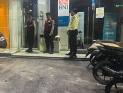 Cegah Kejahatan terhadap Nasabah, Sat Samapta Patroli Malam Bank BNI Sukamara