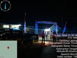 usai Upacara HUT RI ke-81, Satsamapta Polres Bartim Perkuat Pengawasan Lapangan Pemda