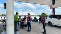 Sat Samapta Polres Sukamara Pantau SPBU, Jaga Pelayanan BBM Tetap Aman dan Tertib