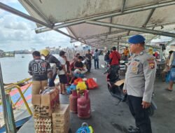 Sat Polairud Polres Sukamara Sisir Pinggiran DAS Jelai, Perkuat Kamtibmas dan Keselamatan Perairan
