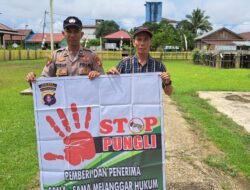 Berantas Pungli, Personel Polsek GBA Gencarkan Imbauan Dengan Warga