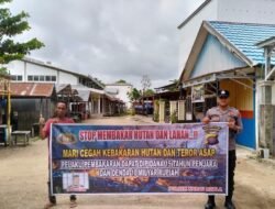 Antisipasi Karhutla, Personel Polsek Dushil Gencar Berikan Imbauan Kepada Warga Masyarakat