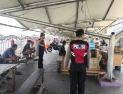 Sat Samapta Polres Sukamara Awasi Pelabuhan Speed Boat, Jaga Keamanan Transportasi Air