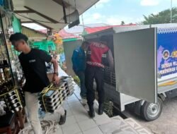 Jaga Keamanan Distribusi MBG, Sat Samapta Polres Sukamara Turun ke Lapangan