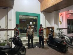 Bank Kalteng Sukamara Dipantau Sat Samapta, Keamanan Malam Jadi Perhatian