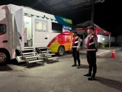 Sat Samapta Polres Sukamara Tingkatkan Kewaspadaan di Bank Kalteng pada Jam Malam