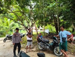 Pererat Tali Silaturahmi, Personel Polsek Rungan Rangkul Hangat Warga Jakatan Raya
