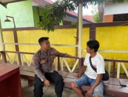 Pererat Persatuan, Personel Polsek Tewah Ajak Warga Tewah Tangkal Hoaks dan Provokasi