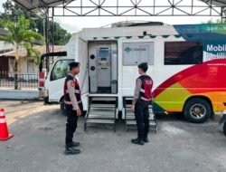 Sat Samapta Polres Sukamara Jaga Keamanan Aktivitas Perbankan di Bank Kalteng