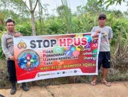 Jaga Kondusifitas Media Sosial, Polsek Kapuas Barat Gencarkan Imbauan Anti-Hoaks, Ujaran Kebencian, dan SARA