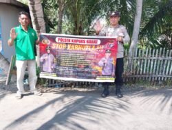 Cegah Bencana Asap, Polsek Kapuas Barat Gencarkan Imbauan Larangan Karhutla di Kelurahan Mandomai