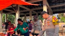 *Polisi Hadir di Pasar Rai Mingguan Bentot, Jaga Keamanan dan Kenyamanan Warga Beraktivitas*