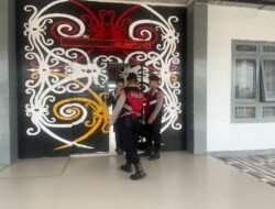 Lingkungan Lapas Kelas III Sukamara Dipantau Sat Samapta, Kesiapsiagaan Keamanan Terus Dijaga