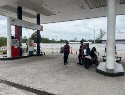 Sat Samapta Polres Sukamara Pantau SPBU, Jaga Ketertiban Pelayanan dan Keselamatan Pengguna