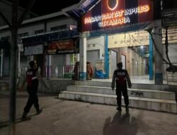Pasar Inpres Sukamara Dipantau Sat Samapta, Keamanan Kios dan Aset Pedagang Jadi Perhatian