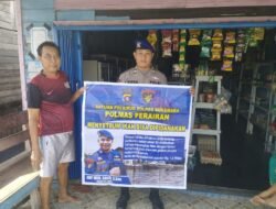 Sat Polairud Polres Sukamara Patroli Dialogis di Tepian DAS Jelai, Ajak Warga Jaga Keamanan Perairan