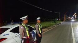 Antisipasi Balapan Liar, Satlantas Polres Kapuas Patroli malam