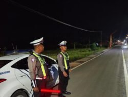 Antisipasi Balapan Liar, Satlantas Polres Kapuas Patroli malam