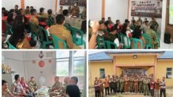 Pasis Sesko TNI Gelar Penyuluhan Karhutla di Desa Tebuah Elok, Subah