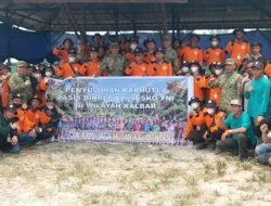 Pasis Sesko TNI dan BPBD Sambas Sinergi Edukasi Pencegahan Karhutla di Galing