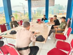 Perkuat Langkah Penanganan, Tim Satgas Edukasi Karhutla Lemdiklat Polri Kunjungi Posko Karhutla Di BPBD Murung Raya