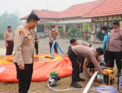 Terima Sarpras Dari Slog Polri, Polres Murung Raya Perkuat Kesiapan Hadapi Karhutla