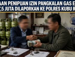 DP Rp 47,5 Juta untuk 200 Tabung Elpiji 3 Kg Raib, Izin Tak Kunjung Terbit – Korban Lapor Polisi Polres Kubu Raya