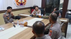 Plh Kapolres Murung Raya Berikan Arahan kepada Tim Satgas Karhutla Lemdiklat Polri