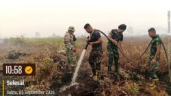 Dandim 1208/Sambas Apresiasi Kerja Keras Anggota Koramil, Polsek, MPA dan Masyarakat Tangani Karhutla di Lapangan