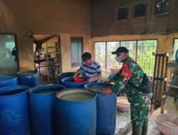 Babinsa Pandawan Dorong Pengembangan Usaha Pengolahan Tahu Warga