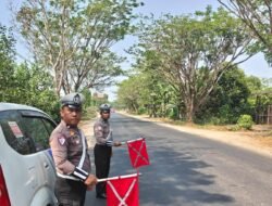 Antisipasi Lakalantas, Satlantas Polres Kapuas Pantau Arus Lalu Lintas Lingkar Luar Kota