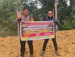 Bhabinkamtibmas Gencar Sosialisasi Larangan Karhutla Ke Warga Olung Muro