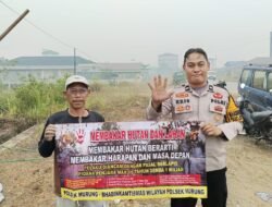 Polsek Murung Sosialisasi Larangan Karhutla Di Desa Muara Jaan, Ini Himbauannya